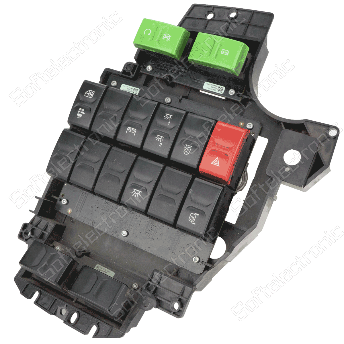 Repair of control buttons for Yutong bus