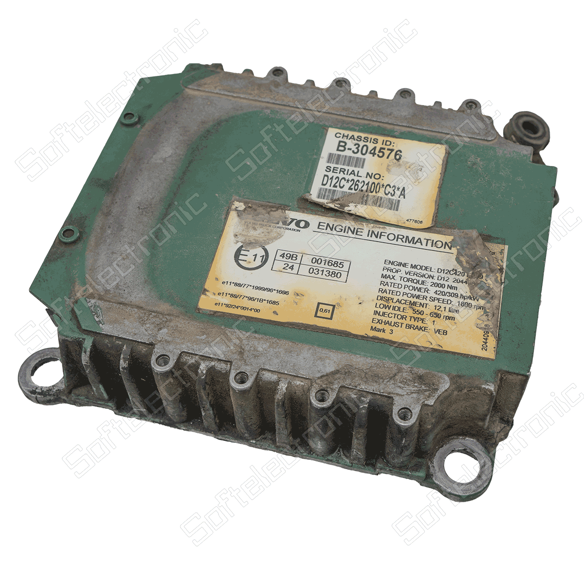 Repair of Volvo FH12 Engine control Unit