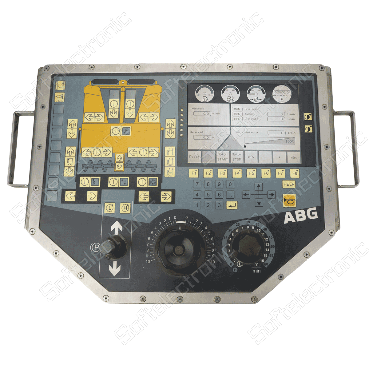 Repair of Control Panel for ABG Asphalt Paver