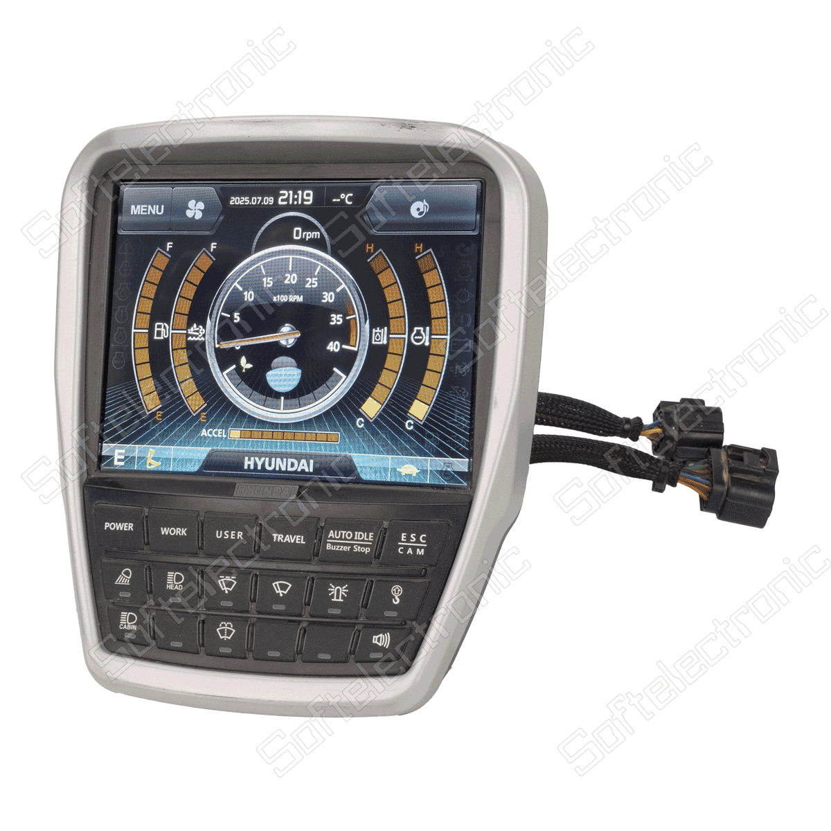 Repair of control panel Crawler Excavator Hyundai HX300