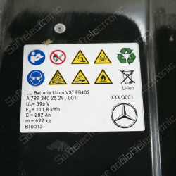 Repair of Mercedes EQS 580 High-Voltage Battery