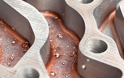 Стружки в клапанното тяло Стружки в клапанното тяло